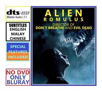 Alien Romulus (2024) Nuovo DVD Inglese DTS-HDMI 5.1 All Region BLU RAY Disc