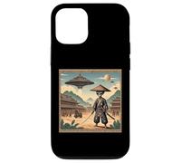 Alien Samurai Guerriero Invasione Dischi Volanti Custodia per iPhone 12/12 Pro