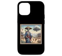Alien Samurai Guerriero Invasione Dischi Volanti Custodia per iPhone 12/12 Pro
