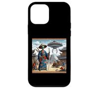 Alien Samurai Guerriero Invasione Dischi Volanti Custodia per iPhone 12 mini