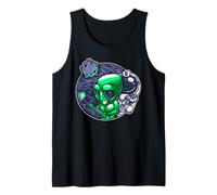 Alien Selfie Snap per Astronomo Insegnante Spazio Fan Canotta