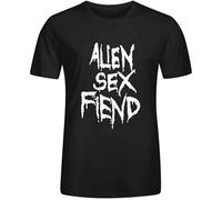 Alien Sex Fiend all Our Yesterdays Design Your Own T Shirts Mens Round Neck Black M