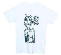 Alien Sex Fiend Metal Hardcore Punk Rock T Shirt S-3XL White XXL