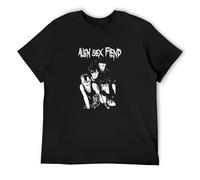 Alien Sex Fiend T-Shirt Graphic Tee Printed Top Mens Black Shirt XL