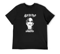 Alien Sex Fiend Zombified T-Shirt Graphic Tee Printed Top Mens Black Shirt S