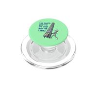 Alien Spingere Top-Secret UFO File Divertente Sci Fi Grafica PopSockets PopGrip per MagSafe