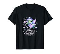 Alien Stardust Carino UFO Alien Fairy Pun Design Maglietta