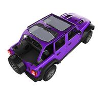 Alien Sunshade Jeep Wrangler JLU Gray (2018-2023) - Front & Rear Mesh Sun Shade for Jeep JL Unlimited - Blocks UV, Wind, Noise - Bikini JLkini Top Cover for Sport, Sport S, Sahara, Rubicon (Black)