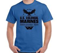 Alien T-Shirt US Colonial Marines Mens Prometheus Covenant Top