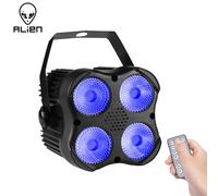 ALIEN Telecomando 4x8W 4IN1 RGBW Mini LED Stage Par Light DJ Disco Bar Party Dance Compleanno Vacanza Matrimonio Natale Lampada ad effetto scenico