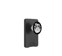 Alien UFO Funghi Universo Spazio Esterno Blackwork PopSockets PopWallet per MagSafe