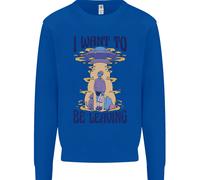 Alien UFO i Want To Be Lasciando Bambini Felpa Maglione