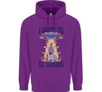 Alien UFO I Want To Be Leaving Uomo Felpa