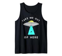 Alien UFO - Nave Spaziale Hole Mich Hier Raus Take Me out Aliens Canotta