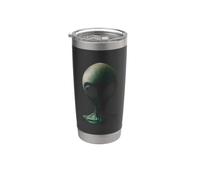 Alien UFO Visit Area 51 Extraterrestrial Species Planet Bicchiere termico in acciaio inox doppia parete
