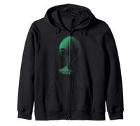 Alien UFO Visit Area 51 Extraterrestrial Species Planet Felpa con Cappuccio