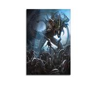 Alien Xenomorph LegionCanvas Poster decorativo su tela da parete e stampa artistica moderna per camera da letto, 30 x 45 cm