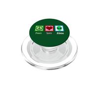 Alieni Amore Pace Carino Alieno PopSockets PopGrip per MagSafe