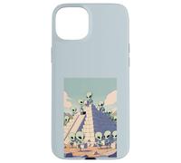 Alieni Costruire Piramide UFO Antico Storia Aliena Cospirazione Custodia per iPhone 15 Plus