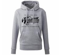 Alieni Film Pace Attraverso Superiore M41A Pulse Rifle Felpa con Cappuccio Armat