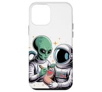 Alieno Astronauta Tatuaggio Cool Divertente Galassia Spazio Tattoo Artist Custodia per iPhone 12 mini