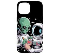 Alieno Astronauta Tatuaggio Cool Divertente Galassia Spazio Tattoo Artist Custodia per iPhone 15