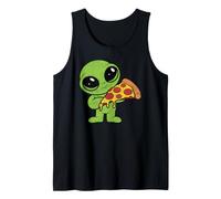Alieno Carino con Fetta di Pizza Fast Food Canotta