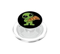 Alieno Carino Con Fetta Di Pizza Fast Food PopSockets PopGrip per MagSafe