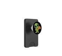 Alieno Carino Con Fetta Di Pizza Fast Food PopSockets PopWallet per MagSafe