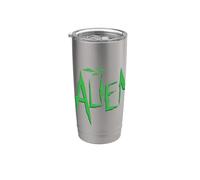 Alieno con Ufo Bicchiere termico in acciaio inox doppia parete