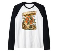 Alieno in Fuga dalla Terra: Avventura Sci-Fi Divertente Maglia con Maniche Raglan