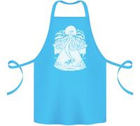 Alieno Polipo Kraken Cthulhu Mucca UFO Cotone Grembiule 100% Biologico