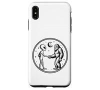 Alieno Spazio Incontro Bigfoot e Stringendo La Mano Custodia per iPhone XS Max