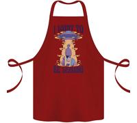 Alieno UFO i Want To Be Festa D'Addio Cotone Grembiule 100% Biologico