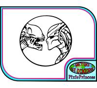 Alieno Vs Predator Avp A Vinile Grande Adesivo Poster Arte Murale Camera Film