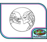 Alieno Vs Predator Avp A Vinile Grande Adesivo Poster Arte Murale Camera Film