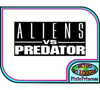 Alieno Vs Predator Avp B Vinile Grande Adesivo Murale Poster Camera Auto Bici