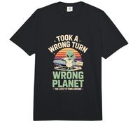 Alieno Wrong Planet Took A Wrong Turn Earth Comfort Colors Adult Heavyweight T-Shirt