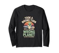 Alieno Wrong Planet Took A Wrong Turn Earth Maglia a Manica