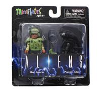 Aliens Minimates Serie 1 2-Pack: Sgt. Apone E Warrior Alien
