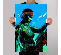 Aliens Privato Vasquez Metallo Poster Xenomorph Weyland Yutani Nostromo Man Cave