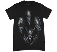 Aliens T-Shirt Album Art Aliens Image T Shirt Graphic Top Printed Tee Mens Shirt Black XXL