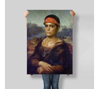 Aliens Uscm Mona Vasquez Gigante Poster LV426 Uscm Colonial Marines 80s