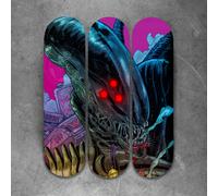 Aliens Xenomorph 3 X Skatedeck Artwork Romulus Film Nostromo Ripley USCM Sci Fi