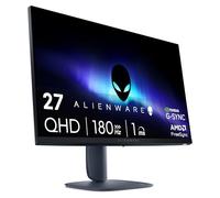 Alienware 27 Monitor Gaming - AW2725DM, QHD (2560x1440), 180Hz, Fast IPS, 1ms, NVIDIA G-SYNC Compatible, AMD FreeSync, 95% DCI-P3, HDR400, DisplayPort, 2 HDMI, 3 USB, 3 Anni di Garanzia