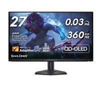 Alienware AW2725DF - Monitor OLED da gioco, schermo da 26,7 pollici Quantom-Dot WQHD (2560 x 1440) 360 Hz 0,03 Ms, AMD FreeSync Premium Pro, HDMI/DP/USB 3.2 Gen1, regolazione altezza/inclinazione