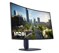 Alienware AW3225DM Monitor Gaming 32" Curvo 1500R QHD 2560x1440 HDR 400 Pannello VA 180 Hz 1 ms AMD FreeSync Premium VESA AdaptiveSync 2x HDMI 1x DisplayPort 3 anni di garanzia - Nero