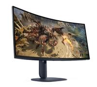 Alienware AW3425DWM Monitor Gaming 34" Curvo 1500R WQHD 3440x1440 HDR 400 Pannello VA 180 Hz 1 ms, AMD FreeSync Premium, VESA AdaptiveSync, 2x HDMI 1x DisplayPort 1.4, Garanzia 3 anni - Nero