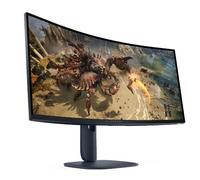 Alienware AW3425DWM Monitor Gaming 34" Curvo 1500R WQHD 3440x1440 HDR 400 Pannello VA 180 Hz 1 ms, AMD FreeSync Premium, VESA AdaptiveSync, 2x HDMI 1x DisplayPort 1.4, Garanzia 3 anni - Nero