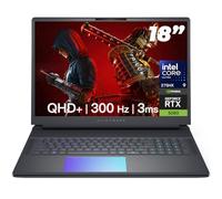 Alienware Computer portatile da gaming Area-51 da 18", GeForce RTX 5080, 16 GB GDDR7, QHD+ 300 Hz, Intel Ultra 9 275HX, illuminazione AlienFX RGB, Wi-Fi 7, Ai NPU, raffreddamento Quad Fan, Win 11PRO